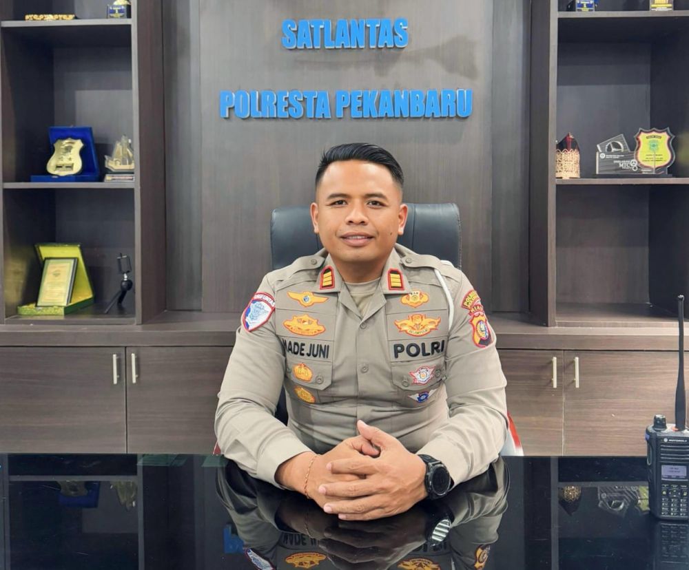Ratusan Pengendara Dirazia, AKP Made Juni Ingin Pekanbaru Bebas dari Knalpot Brong