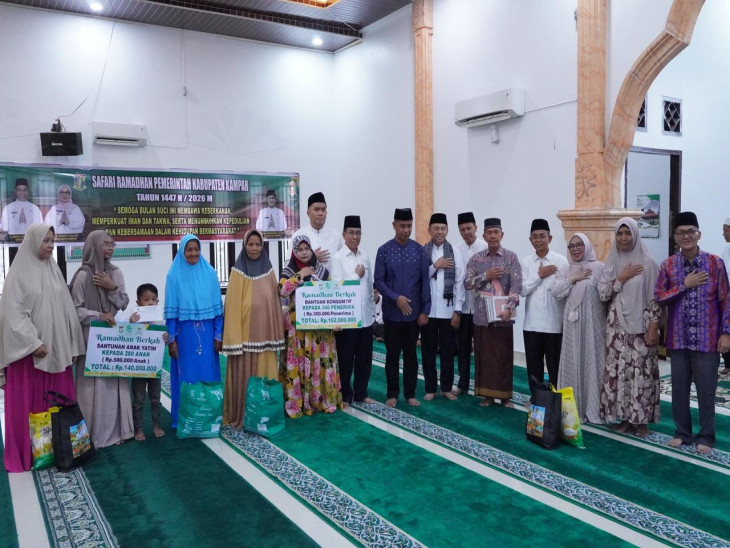 Bupati Kampar Ahmad Yuzar Resmi Lepas Tim Safari Ramadhan 1447 H