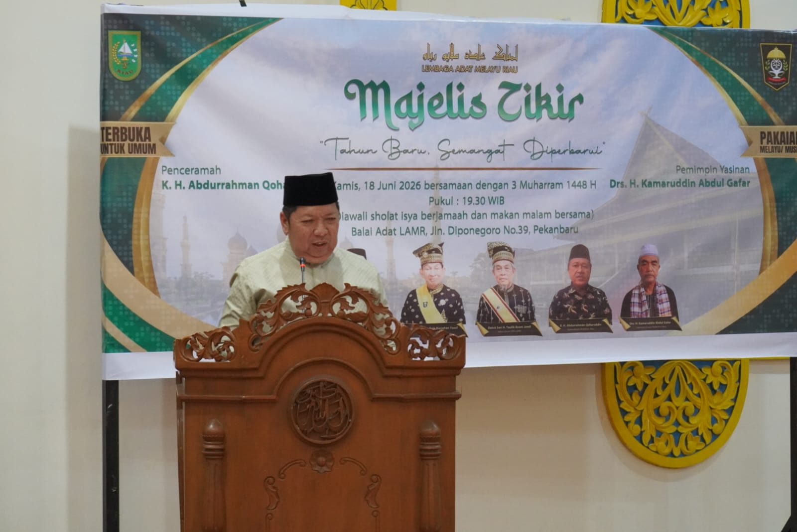Pemprov Riau Apresiasi LAMR Perkuat Nilai Adat dan Agama