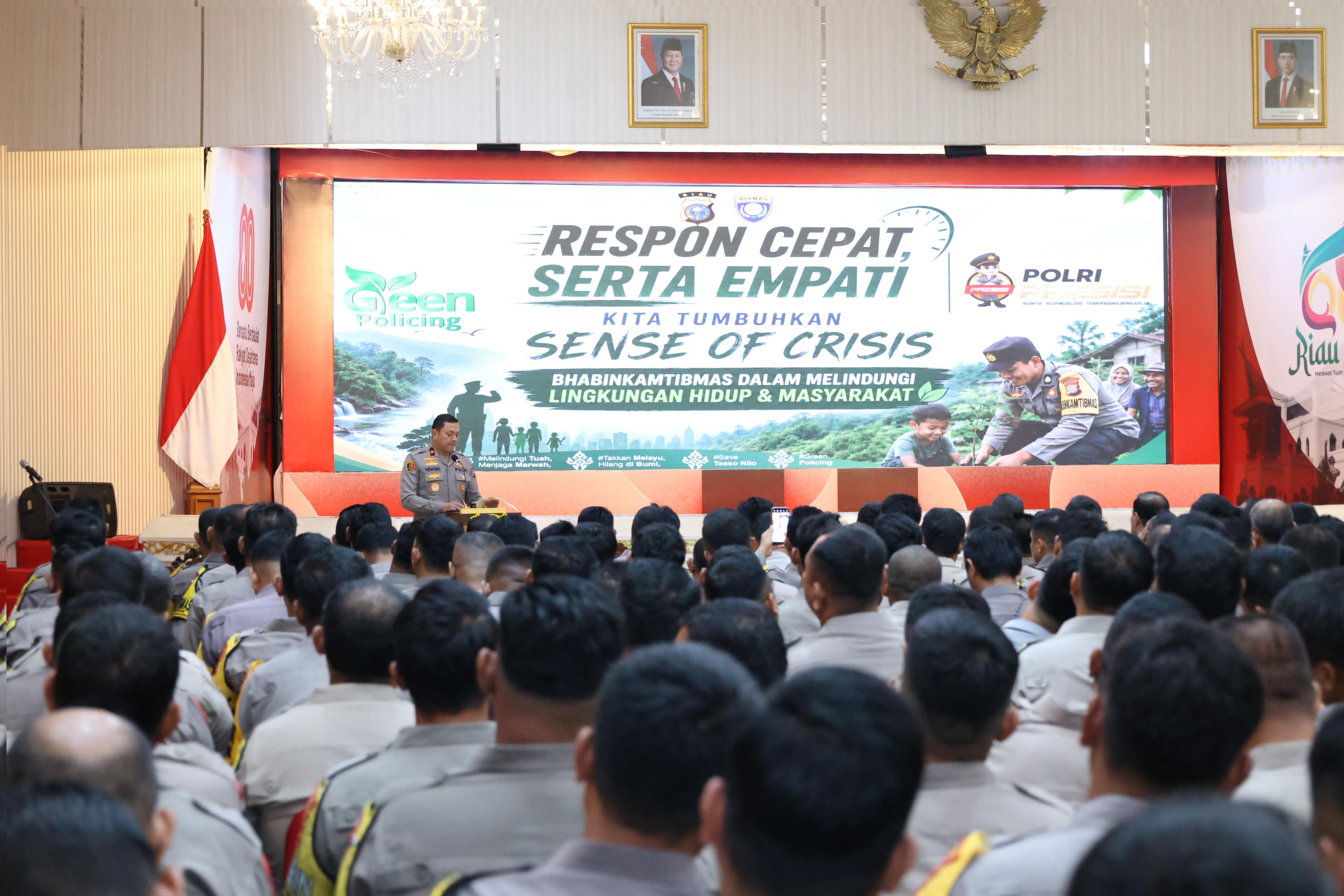 Bekali Diri Hadapi Dinamika Sosial, Bhabinkamtibmas Riau Ikuti Peningkatan Kemampuan