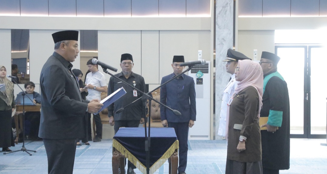 25 Pejabat Eselon III Dan IV Dilantik Pj Sekdako, Berikut Nama - Namanya