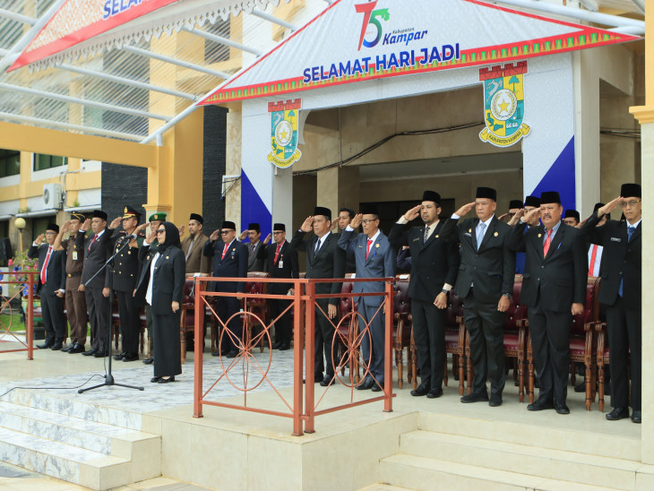 Wakil Bupati Kampar Dr. Misharti Pimpin Upacara Peringatan Hari Kebangkitan Nasional ke-117