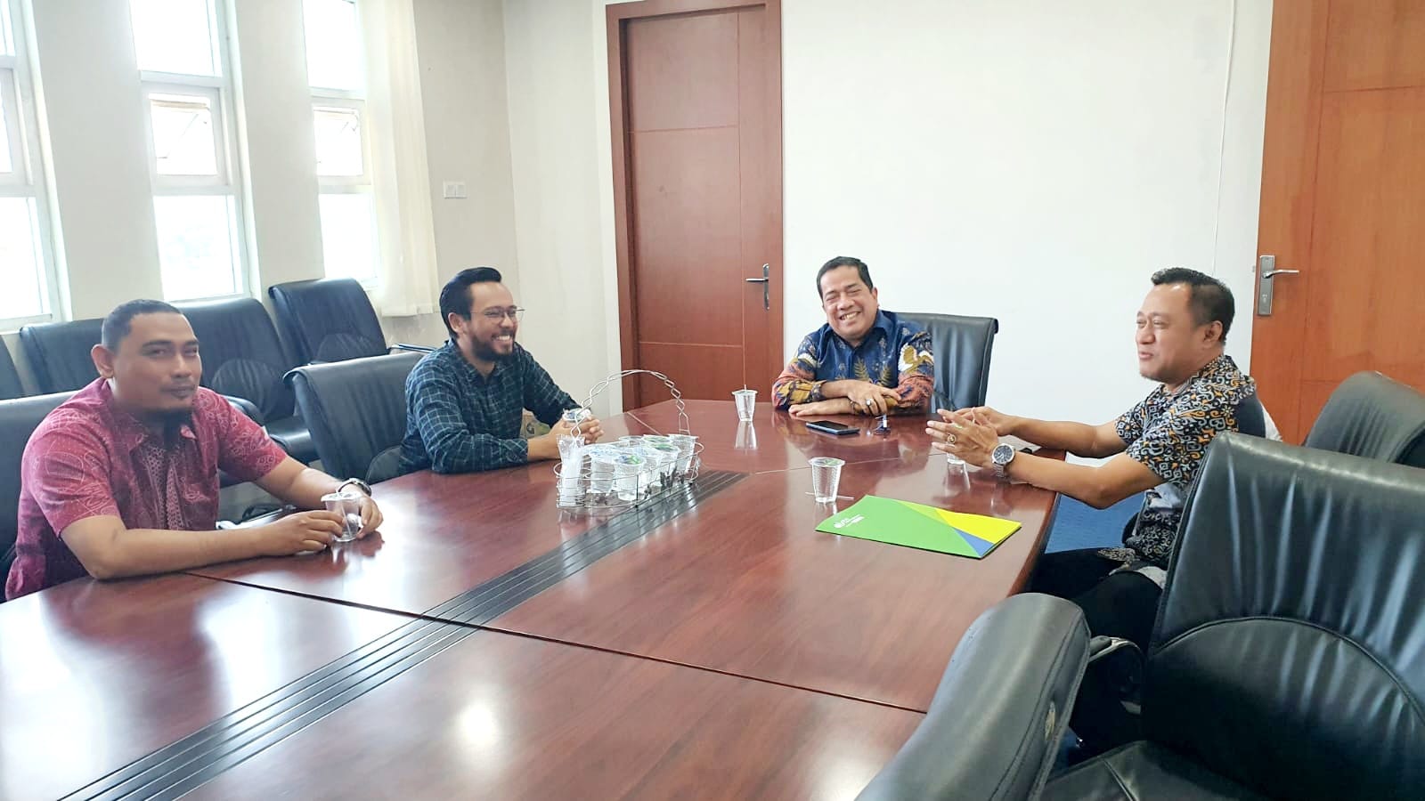 Kerja Sama Lindungi Pekerja Konstruksi, PBJ Setdako Pekanbaru Sambut Kunker BPJS Ketenagakerjaan